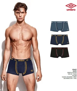 Group 6 Men's Umbro Stretch Cotton Boxer Briefs UIB5421 - Picture 1 of 1