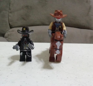 LEGO The LEGO Movie 70800 Minifigure Sheriff Not-A-Robot tlm023 & Deputon tlm024 - Picture 1 of 6