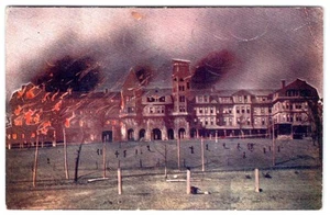 1908 BURNING of LOOKOUT MOUNTAIN TENNESSEE INN ROLLINS & HARDISON POSTCARD #2 - Picture 1 of 2