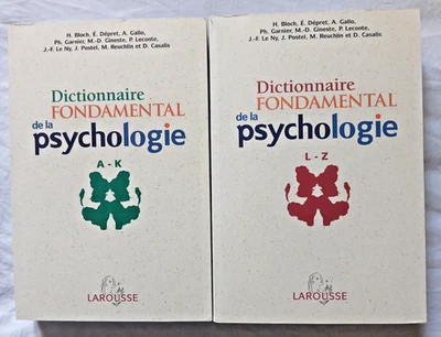 Dictionnaire Fondamental de la Psychologie ed Larousse Coffret 2 Volumes - Photo 1/2