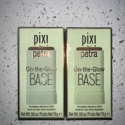x2 Pixi By Petra On-the-Glow Base Foundation Moisture Stick Espresso - Image 1 of 3