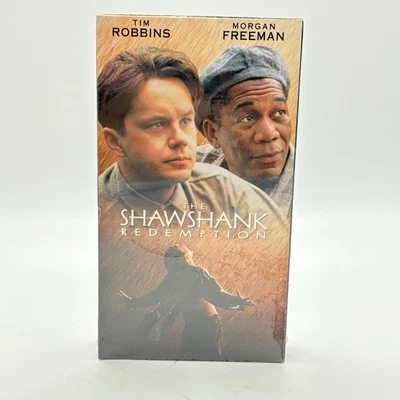 The Shawshank Redemption VHS Tape 1994 Morgan Freeman New Sealed Watermarks! - Image 1 of 4