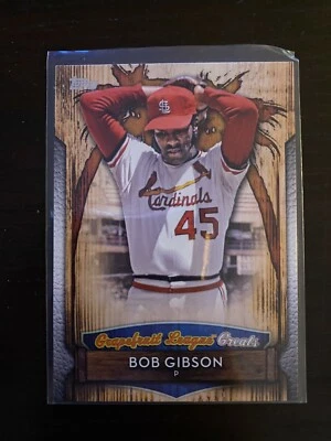 2019 Topps Grapefruit League Greats Bob Gibson #GLG-10 Baseball DNA Games - Image 1 of 2