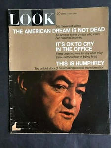 Look Magazine July 9 1968 Hubert Humphrey - Picture 1 of 2