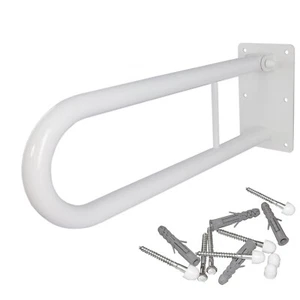 Klappgriff WC für barrierefreies Bad weiß 50 cm 32 m - Bild 1 von 2