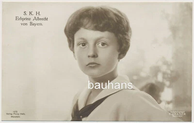 AK S.K.H.Prinz Albrecht von Bayern  (6164x) - Bild 1 von 2