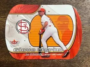 2002 Fleer Ultra Glove Works Jim Edmonds Insert Card St Louis Cardinals - Picture 1 of 2