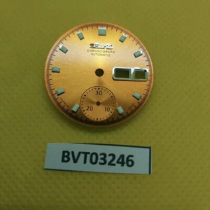 NUEVO RELOJ CRONÓGRAFO SEIKO ESFERA DORADA PARA SEIKO 6139 SERIE POGUE PARA HOMBRE BVT03246 - Imagen 1 de 3