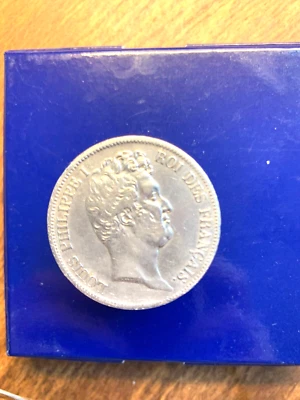 LOUIS PHILIPPE, FRANCIA, 5 FRANCOS, ARGENT, LILLE TTB+ Foto 1 de 2