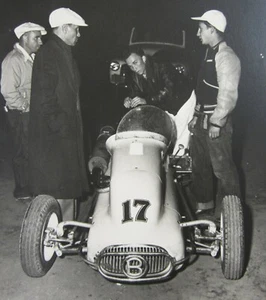 Vintage Midget Sprint Car Racing Photo #17 (8" X 10") Original c. 1950s - Picture 1 of 5