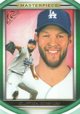 2019 Topps Gallery Baseball Masterpiece Green #MP13 Clayton Kershaw /250