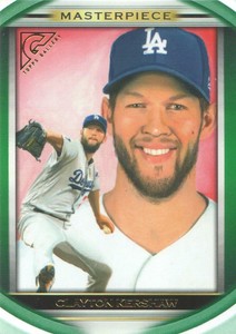 2019 Topps Gallery Baseball Masterpiece Green #MP13 Clayton Kershaw /250