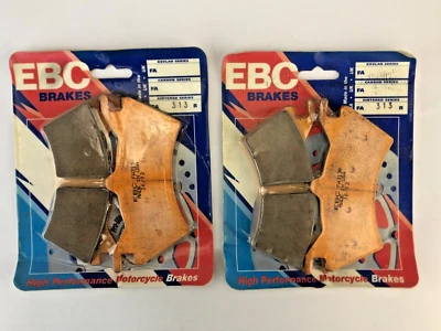 EBC BRAKE PADS FA313R 2 PACKS OF R SERIES LONG LIFE SINTERED BRAKE PADS - Image 1 of 4