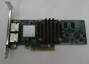 Chelsio Communications Dual-Port 10GB PCIe X8 Network Card P/N: 110-1198-50 - Picture 1 of 4