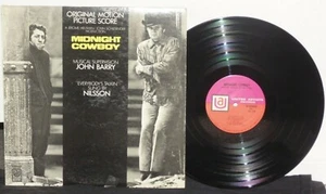 MIDNIGHT COWBOY OST LP VG+ Orig 1969 Plays Well UA UAS5198 John Barry Nilsson - Picture 1 of 3