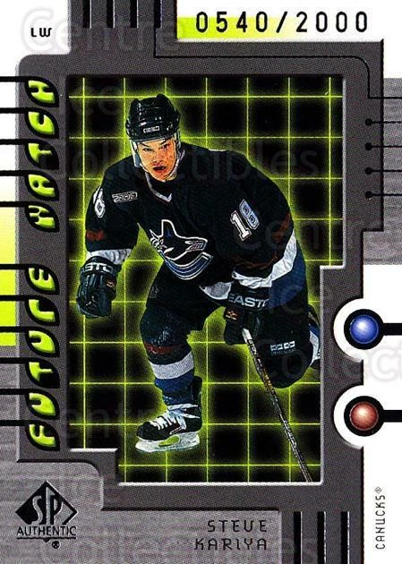1999-00 SP Authentic #119 Steve Kariya - Image 1 of 1