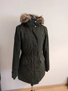 Mint & Berry M Mantel Parka grün waldgrün Winterjacke Kunstfell - Bild 1 von 10