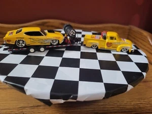 2002 Jada 1953 Chevy Pickup Truck Dub City Old Skool & Bigtime 1969 Chevelle SS - Picture 1 of 14