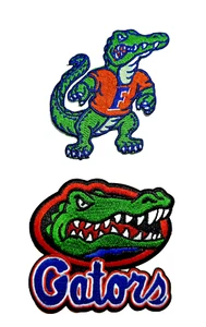 (2) Florida Gators Tide Team Logo Embroidered 3.5in Iron / Sew-On Patch - Picture 1 of 5