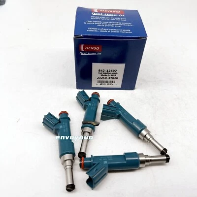 4x 23250-37020 Denso Fuel Injectors For 10-15 Lexus CT200h Toyota Prius 1.8L New Foto 1 de 4