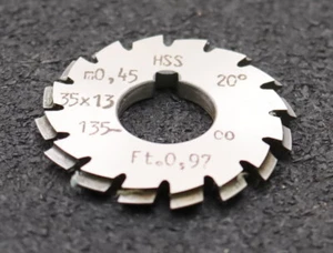 DOLD Zahnformfräser m= 0,45mm No. 8 für Z= 135-00 EGW 20° gear profile cutter - Picture 1 of 8