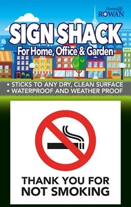 THANK YOU FOR NOT SMOKING 3” Polite Sticker Sign Public Safety Vehicle Bar Pub - Picture 1 of 5