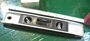 CRAFTSMAN 364 MAGNATIZED 9'' ALUMINUM LEVEL 360 READING VIAL VERY NICE USA - Picture 1 of 6