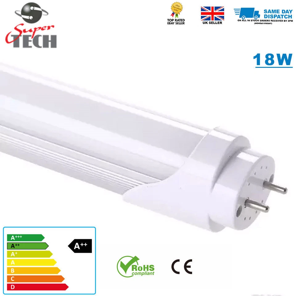 30 X 4ft T8 18W 1.2m LED T8 Fluorescent Light Tube Replacement Bulb Lamp  4FT - Image 1 of 4