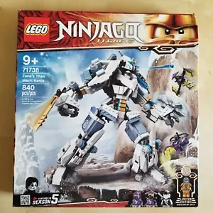 Lego Ninjago Legacy - Zane’s Titan Mech Battle 71738 - New Sealed Damaged Box - Picture 1 of 8