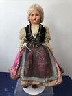 14” Vintage 1930’s-1940’s Hungarian Lady Cloth Doll Painted Face Handmade #sa
