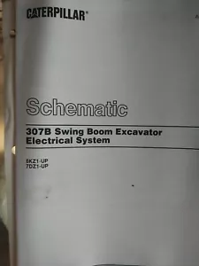 CAT Schematic 307B Schwenkausleger Bagger elektrisches System RENR3132 - Bild 1 von 4