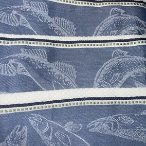 Set 3 asciugamani jacquard pesce importazione design, nuovi - Foto 1 di 5