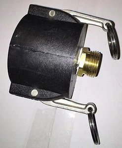 **6 PACK** 275 330 G IBC TOTE TANK DRAIN ADAPTER 2" Cam Lockx BRASS Garden Hose - Picture 1 of 8
