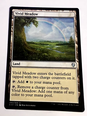 MTG Magic The Gathering Commander 2017 Vivid Meadow Uncommon LP - Image 1 of 2