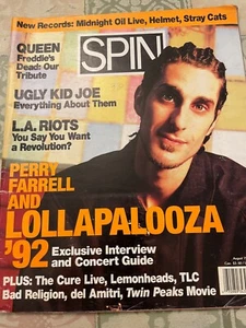 Spin August 1992 Queen Ugly Kid Joe Perry Farrel - Picture 1 of 2
