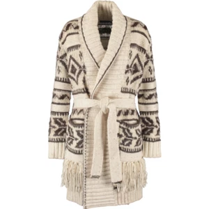 POLO RALPH LAUREN Cardigan scialle con frange - S - £700 - Foto 1 di 10
