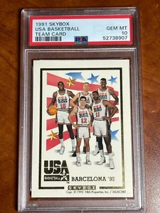 1991 SKYBOX USA GOLD TEAM EXTREMELY RARE MICHAEL JORDAN PSA 10 POP 51 REGISTRY - Picture 1 of 2