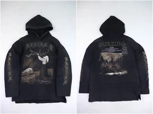 90-00 Vintage Metal Filosofem Distressed Sun Faded Black Tour Hoodie Size M-L - Picture 1 of 23