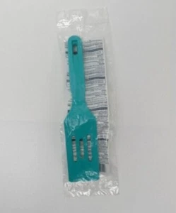 Pampered Chef Mini Nylon Serving Spatula Aqua Teal Kitchen Baking Utensil 1406 - Picture 1 of 2
