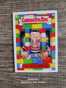 2024 Topps GPK Garbage Pail Kids: Media Menace 8a Cell Block Brock - Bild 1 von 2