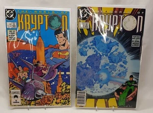 ๐ฅ The World of Krypton LOT #1 & #3 (Dec 1987, DC) FREE SHIPPING  - Picture 1 of 6