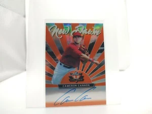 2019 Leaf Valiant New Dawn Orange Prismatic /35 Cameron Cannon #ND-CC2 Auto - Picture 1 of 2