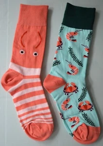 Shrimp/Crab Design Socks for Men/Women (one size) - Picture 1 of 1