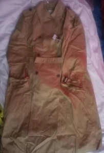 FSLE Women’s Size L Trench Coat Turn Down Collar Full Sleeve - Picture 1 of 2