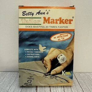 K-TEL Betty Ann's Tailor Marker Sewing Needle Kit Vintage 1970’s Basting Tool - Picture 1 of 13