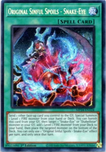 Original Sinful Spoils - Snake-Eye - MP24-EN124 - Secret Rare 1st Edition Yugioh - Picture 1 of 1