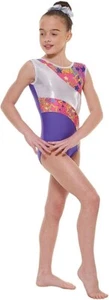 Tappers & Pointers ärmelloses Gymnastiktrikot NYLON LYCRA/FOLIE Größe 10 - Bild 1 von 2