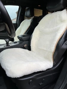 Pure Sheepskin Car Seat Cover: 100% Natural Universal Car Seat Covers - Picture 1 of 16