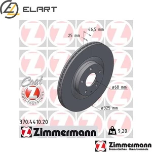 2x BRAKE DISC 370.4410.20 FOR MAZDA MX-30 - Picture 1 of 6
