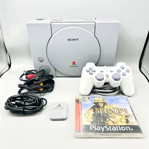 CONSOLE SONY PS1 PLAYSTATON 1π SCPH-5502 +PAD MEMORY GIOCO OTTIMA SPED 24H π - Picture 1 of 9